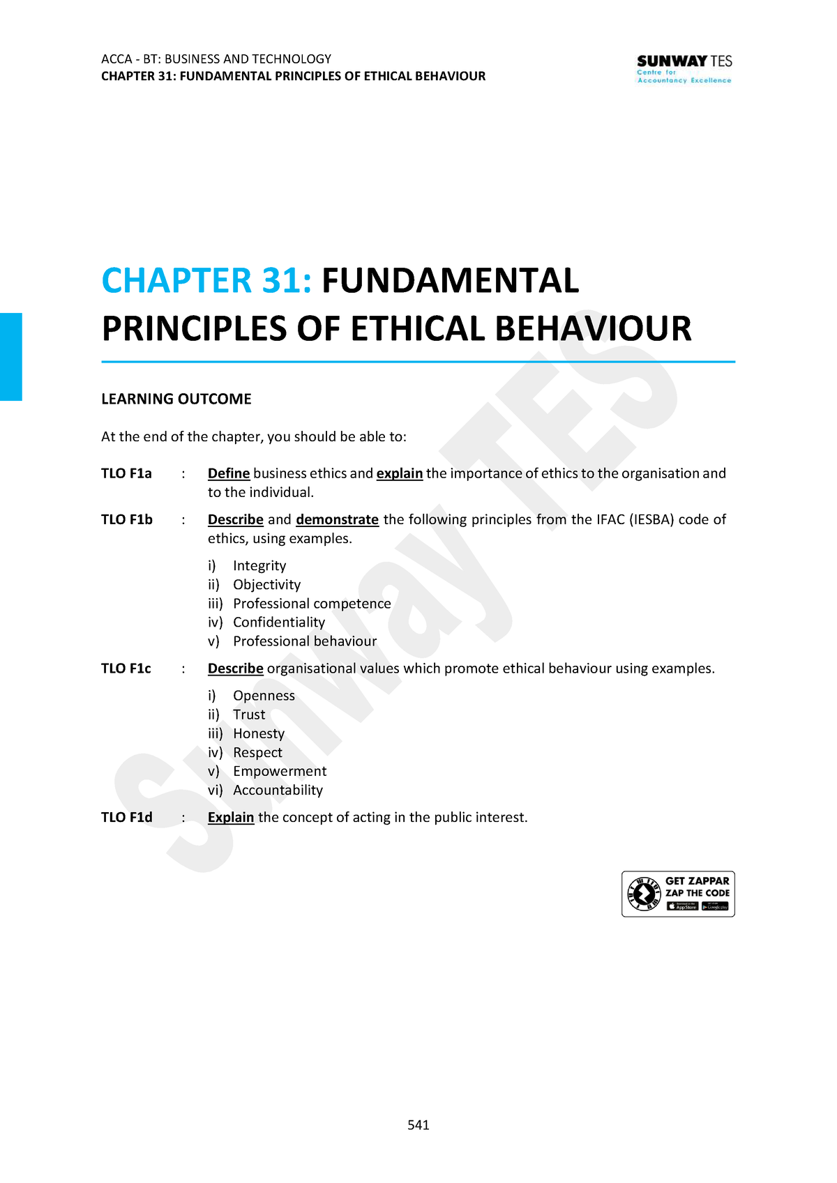 Combinepdf-2 - Asd - CHAPTER 31: FUNDAMENTAL PRINCIPLES OF ETHICAL ...