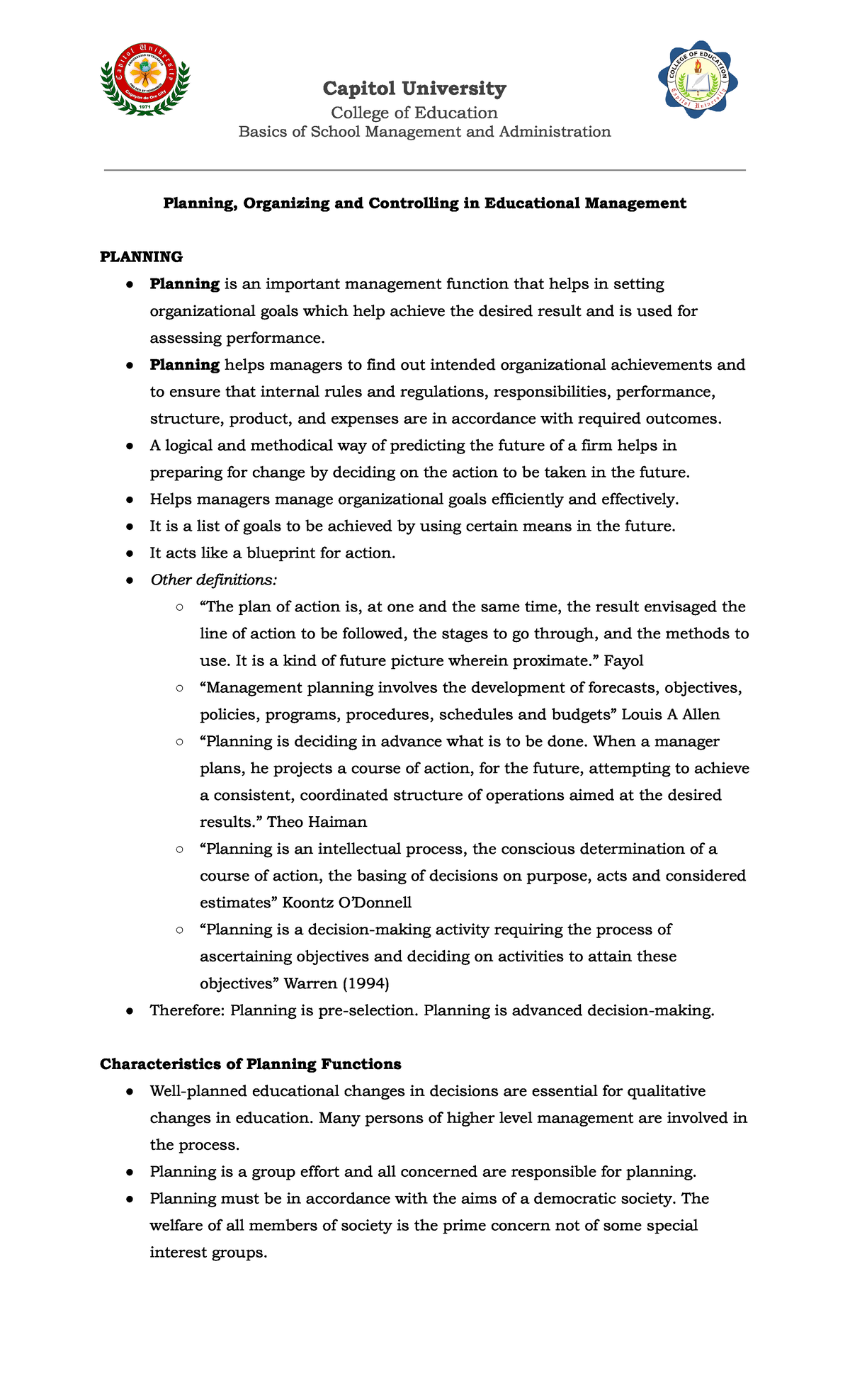 sse-124-planning-organizing-and-controlling-in-educational-management