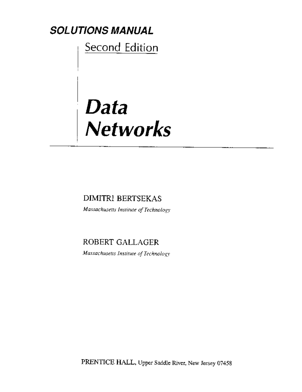 Data Nets Solutions Manual - Implement High Availability And Resilient ...