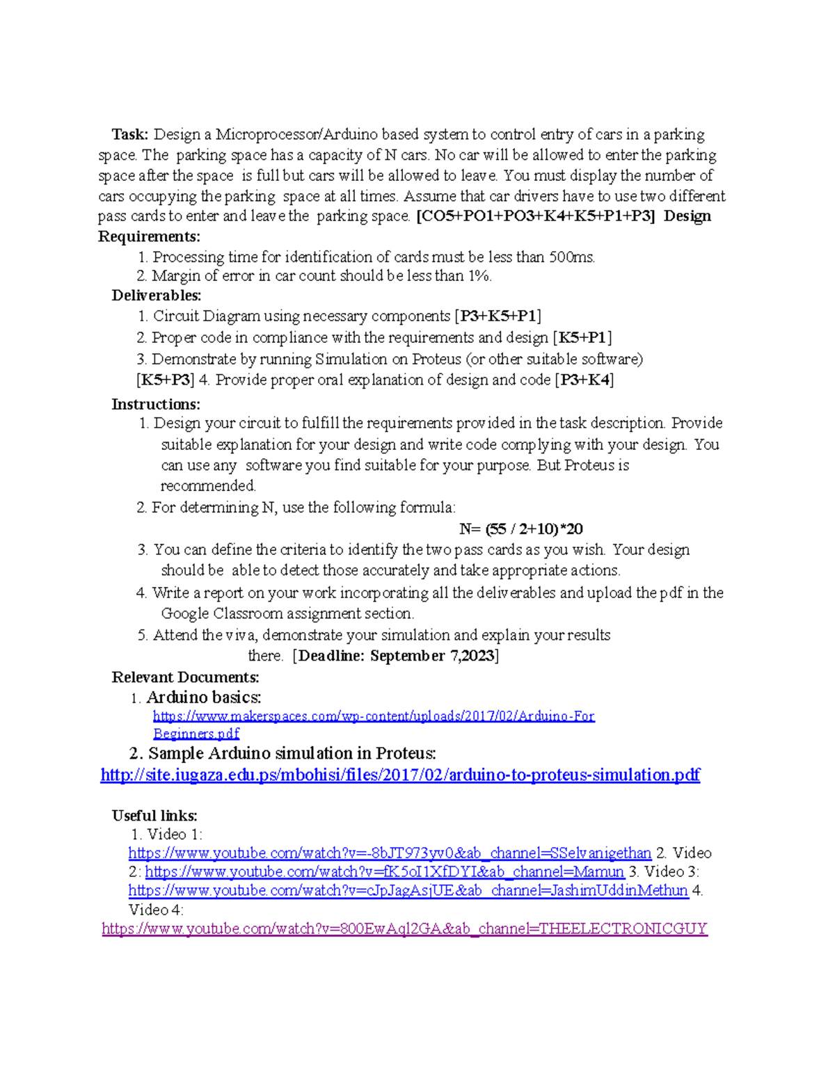 Task -Design-a-Microprocessor Arduino-based-system-to-control-entry-of ...