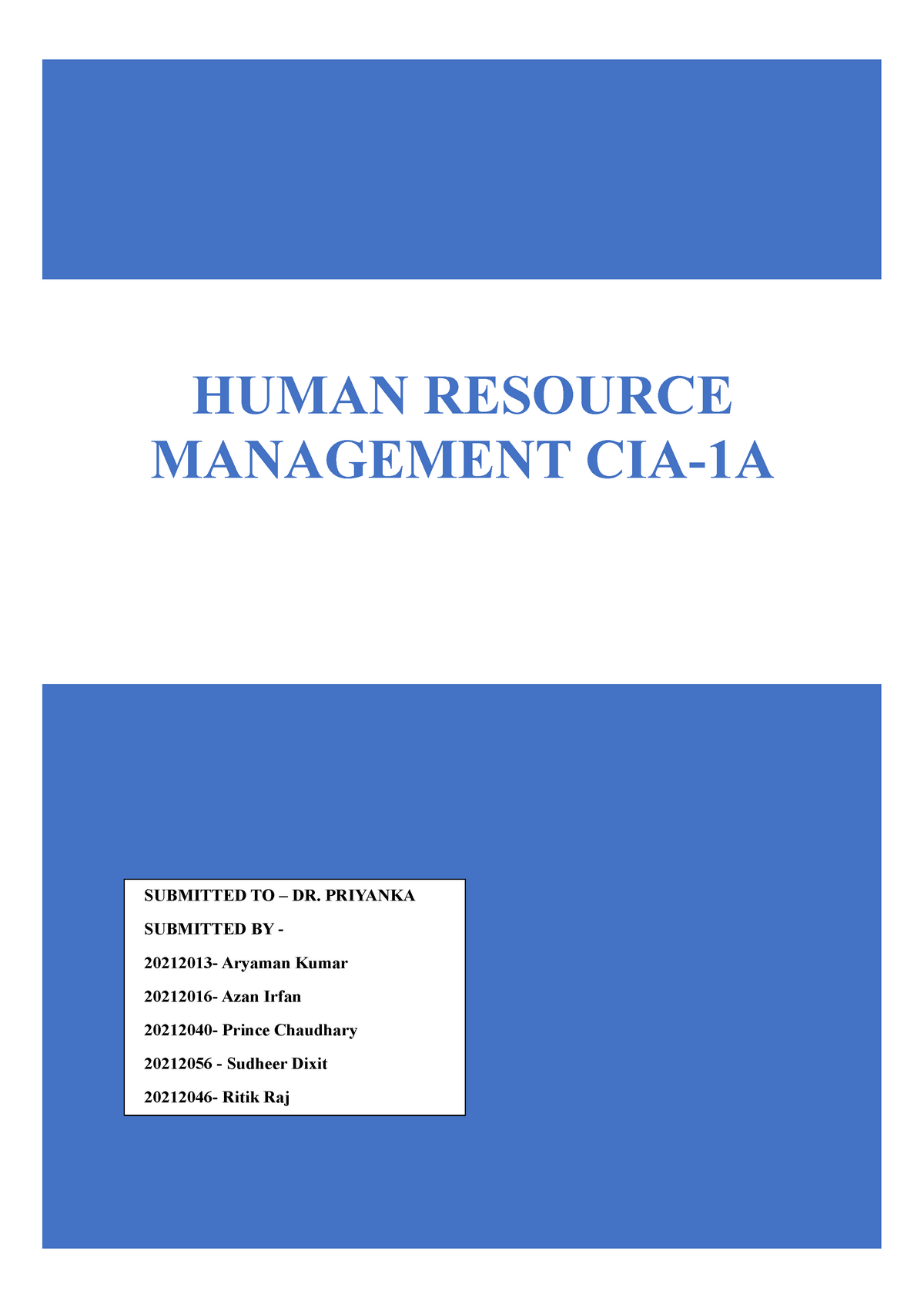 human-resource-planning-human-resource-management-cia-1a-submitted-to