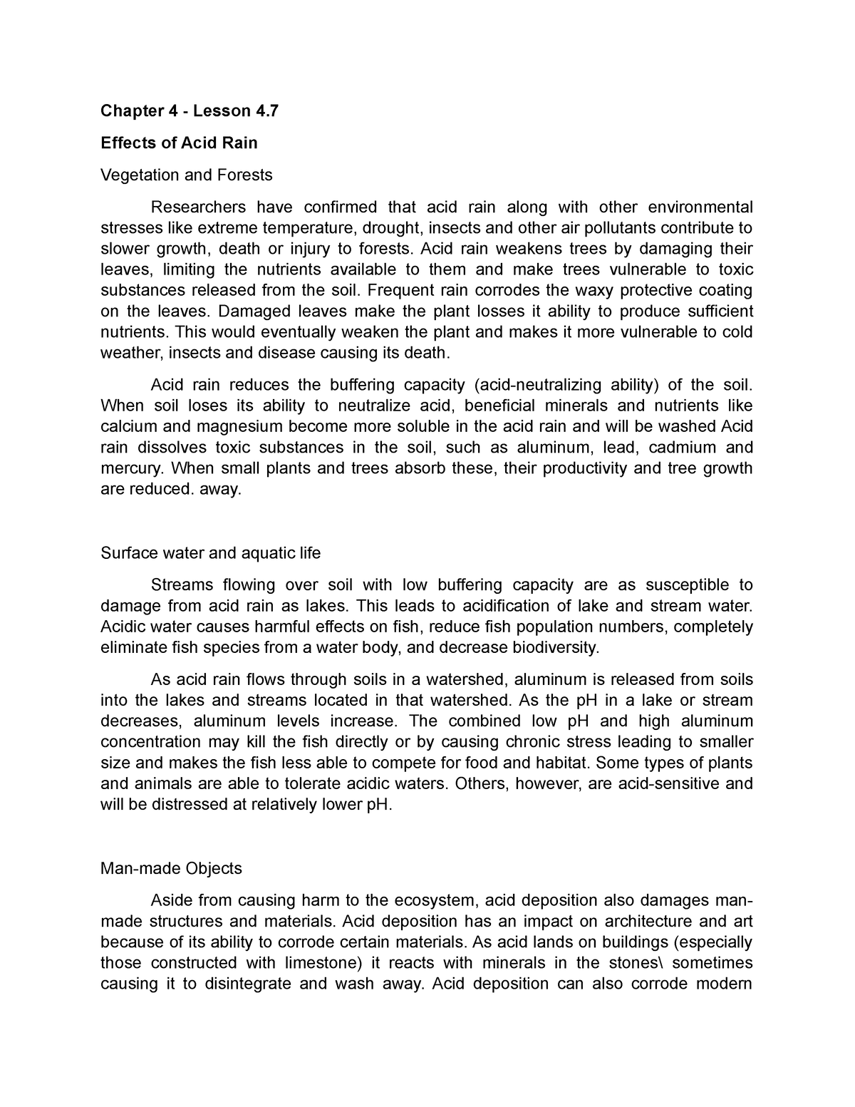 effects-of-acid-rain-chapter-4-lesson-4-effects-of-acid-rain