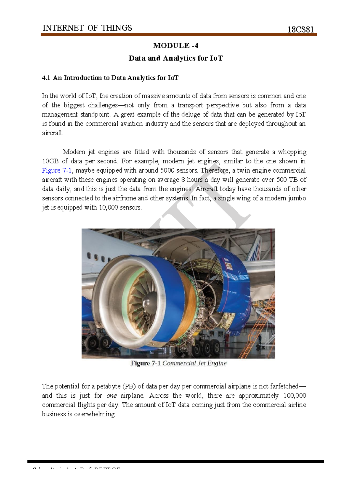 Module 4 - INTERNET OF THINGS 18CS MODULE - Data and Analytics for IoT ...