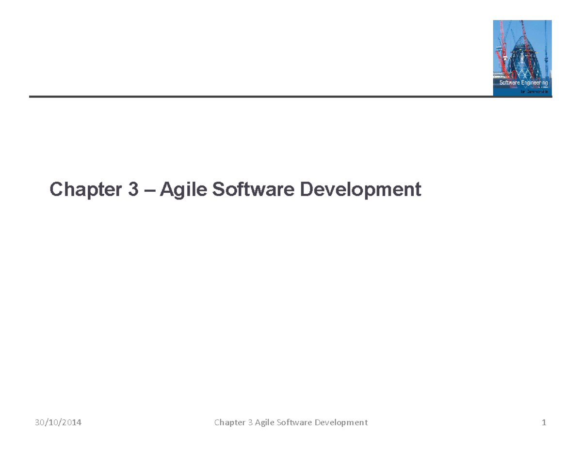 Agile and XP - NONE - Chapter 3 – Agile Software Development Topics ...