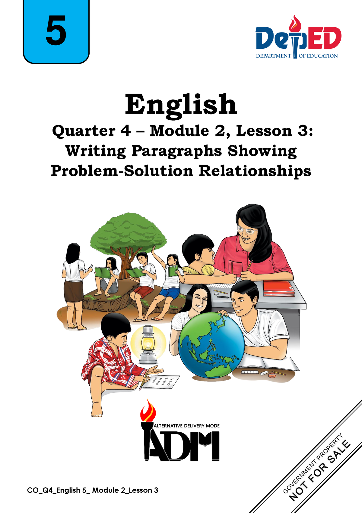 Worksheet English Year 4 Module 2