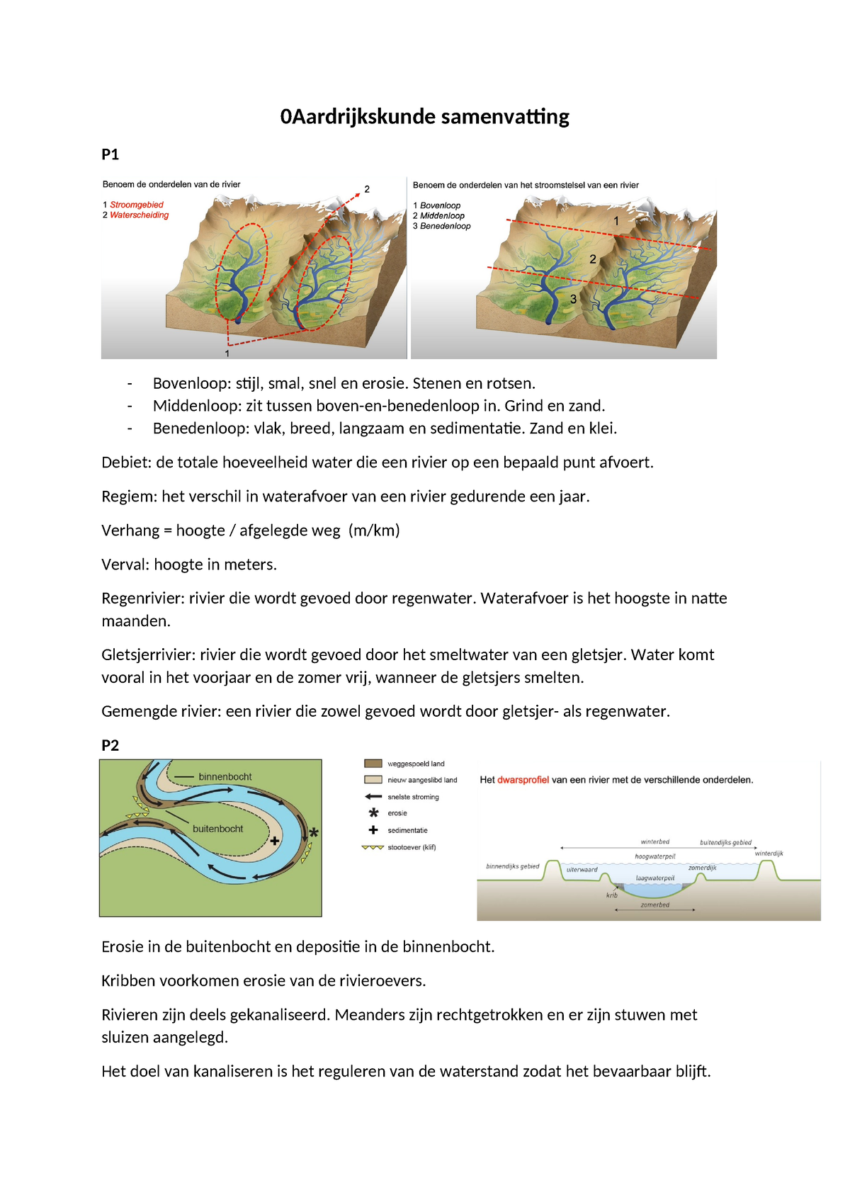 Havo 4 Aardrijkskunde Samenvatting H4 - 0Aardrijkskunde Samenvatting P ...