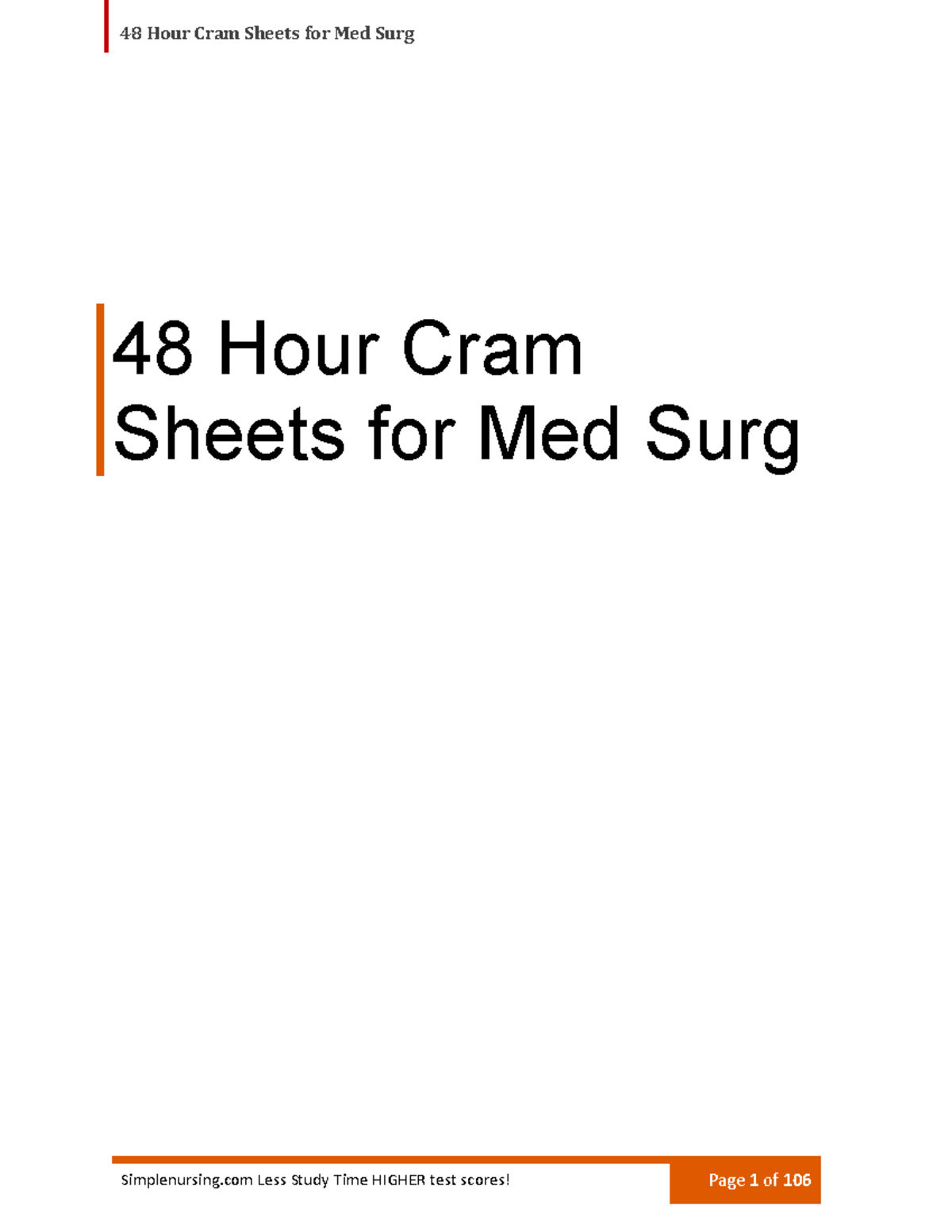 Final 48 Hour Cram Full Nclex Resources - BRAIN TUMOR Simplenursing ...