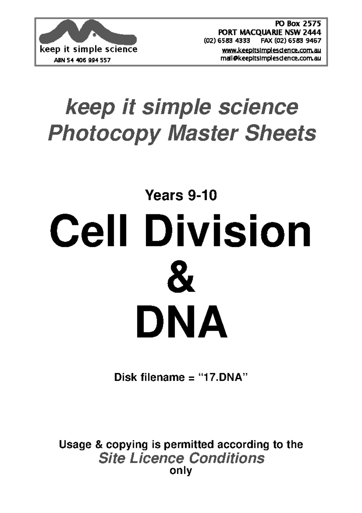 17 All The Resources Needed For Your Studies Keep It Simple Science