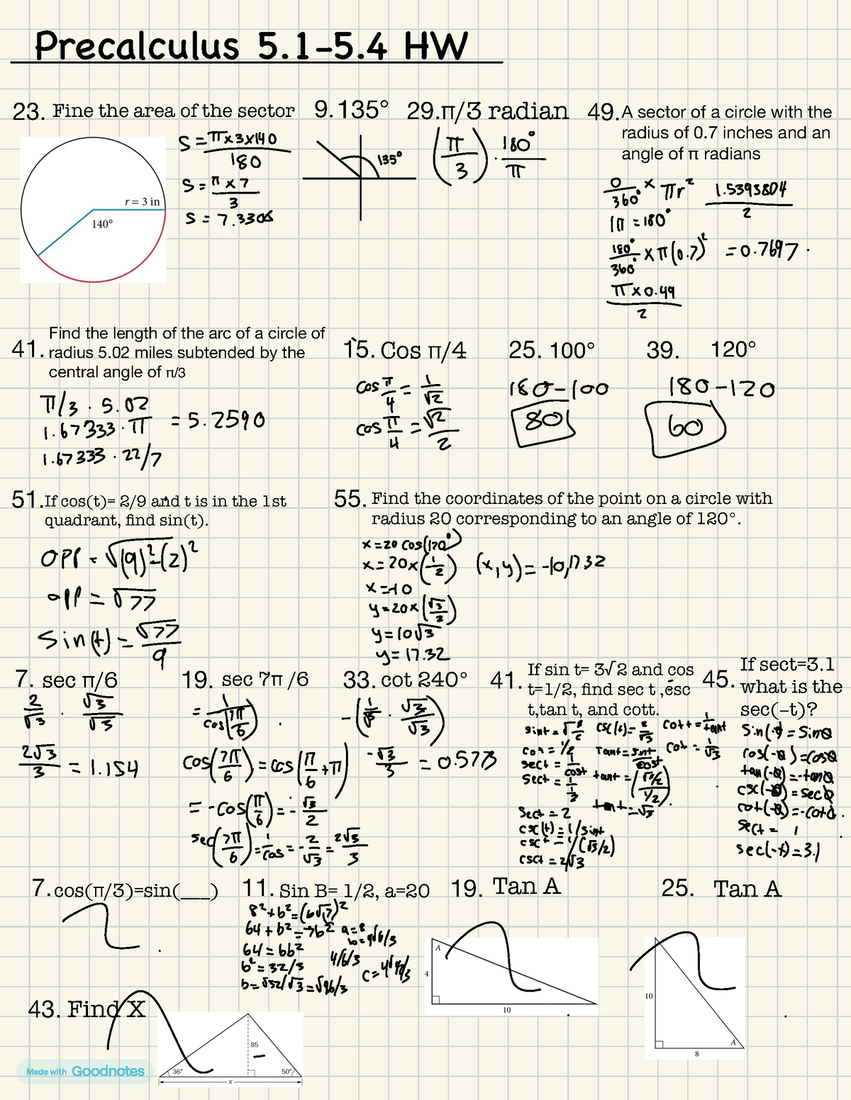 pre calculus homework pdf