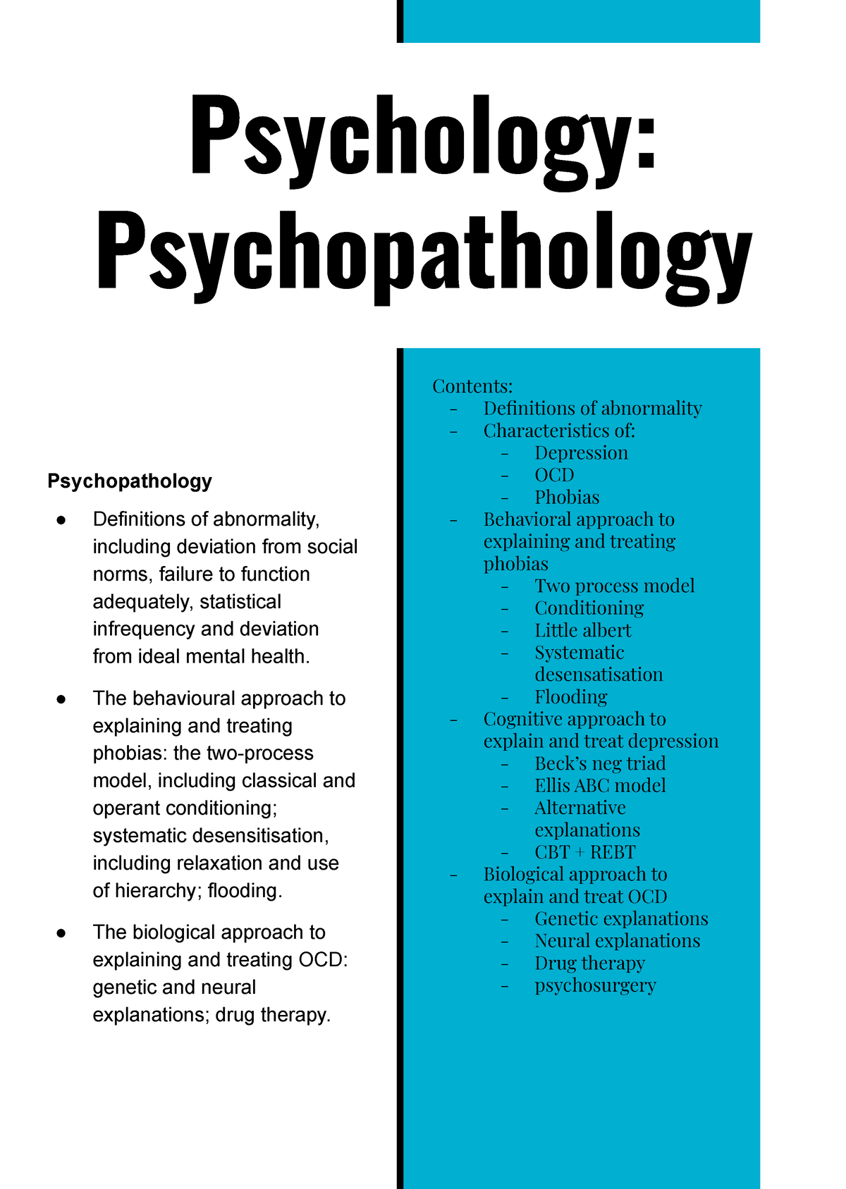 1-psychopathology-psychology-psychopathology-contents