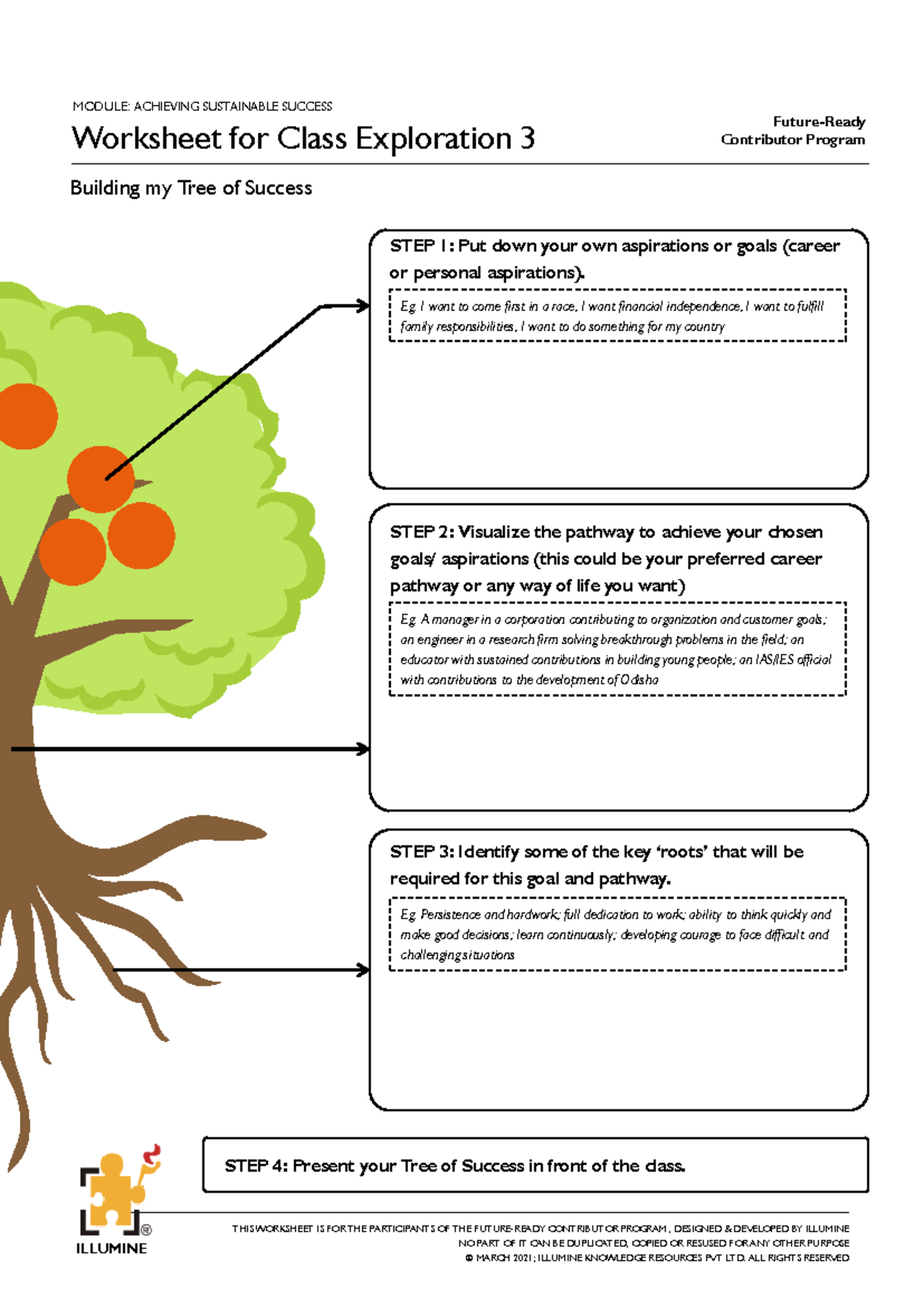 Sustainable+success-+Worksheetthe title is too - Worksheet for Class ...