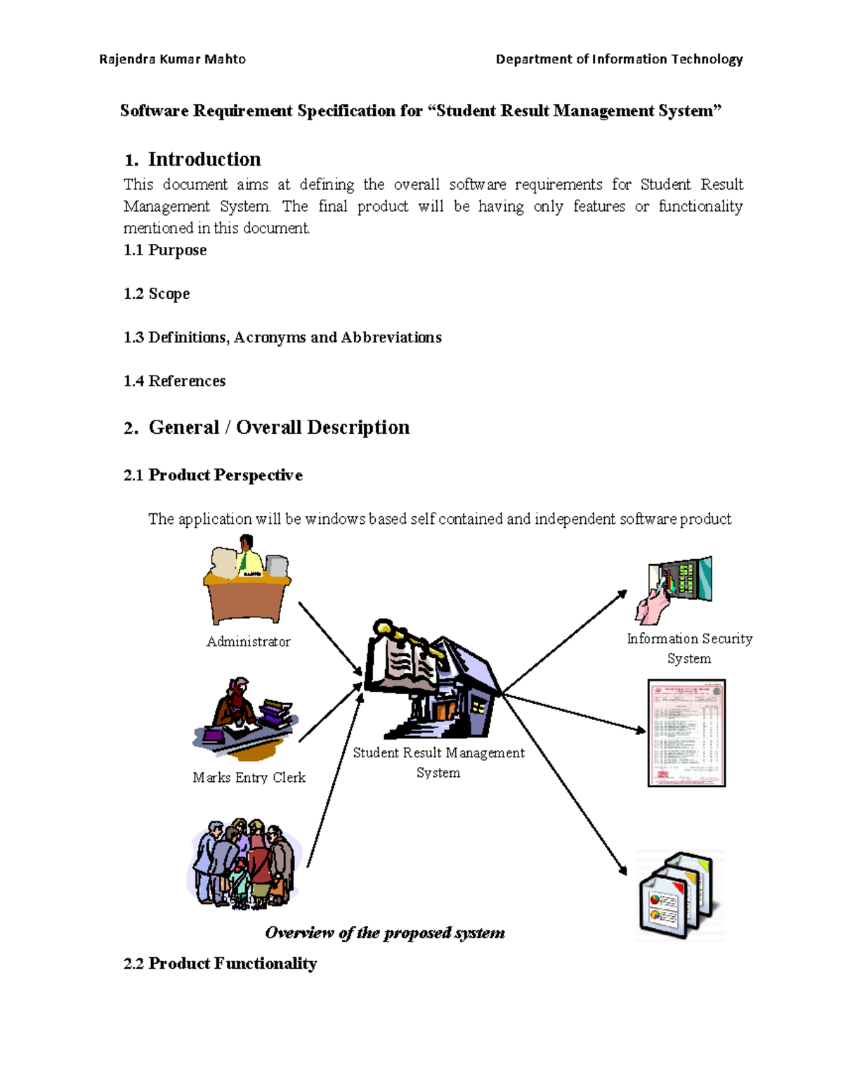 literature review student management system