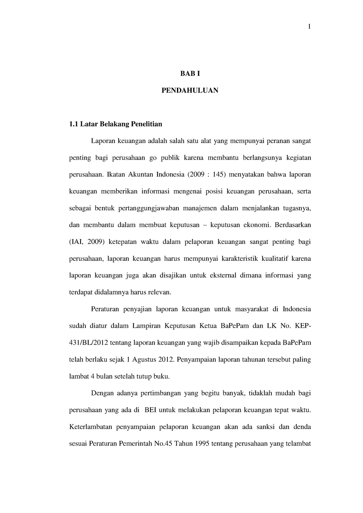 Analisis Faktor – Faktor YANG Mempengaruhi Audit Report LAG PADA ...