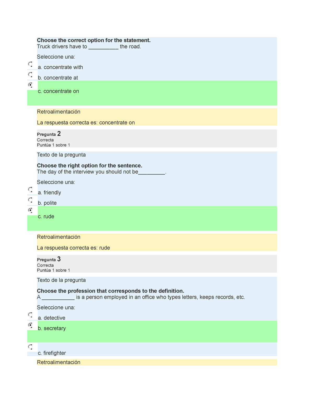 assignment 1 questionnaire unit 1