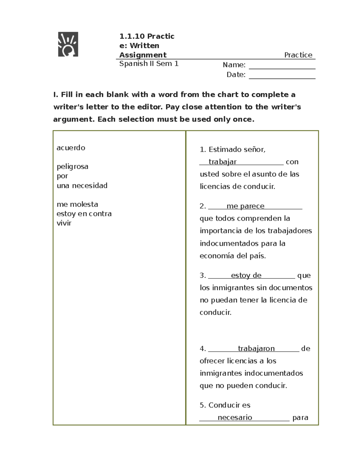 1.1.10 practice written assignment english 9 sem 2