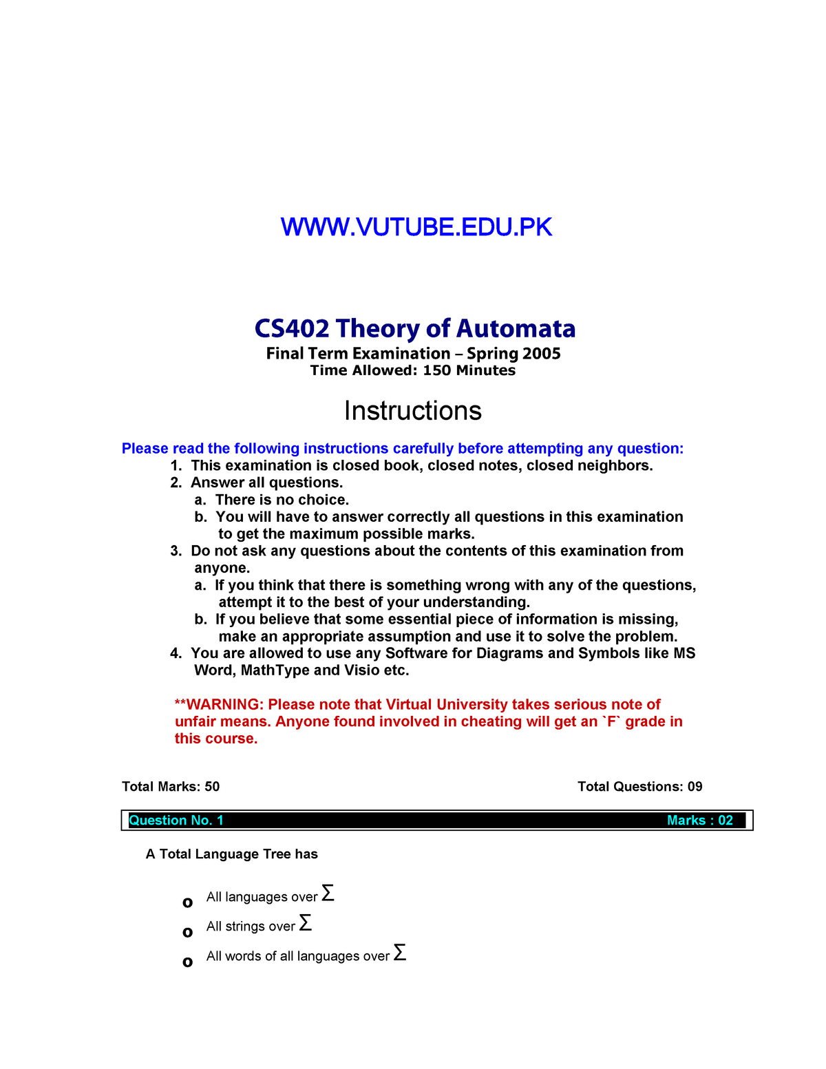 cs402 final term paper