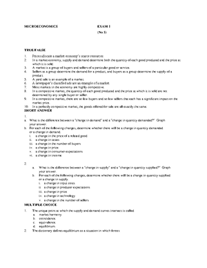 Practice Multiple Choice Chapter 1 Ten P - Junjie Liu – Econ 105 ...
