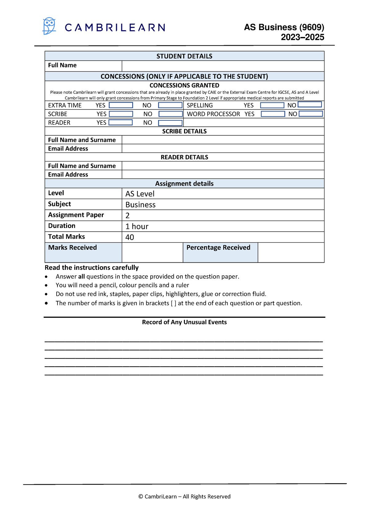 business practice level 2 assignment