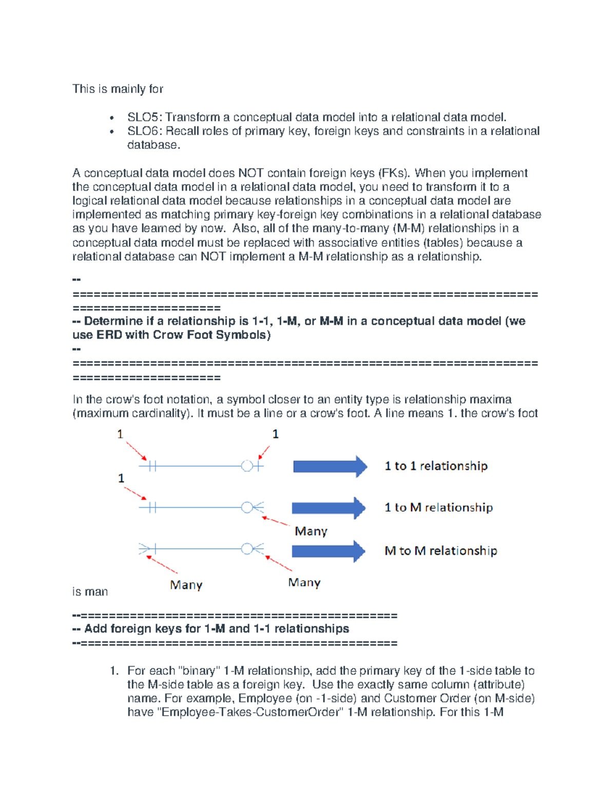 How to transform a conceptual data model to a logical Relational data ...