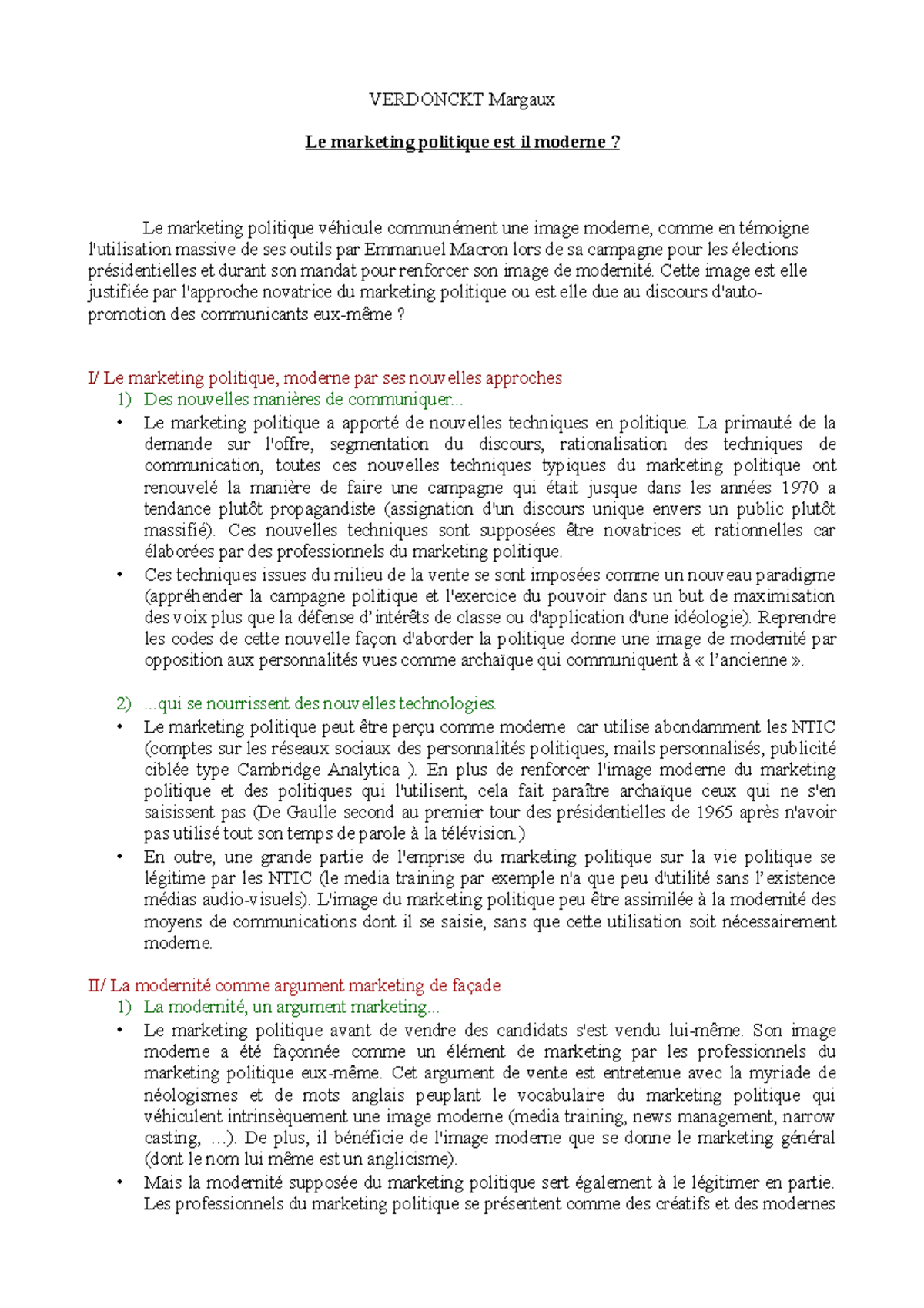 dissertation droit constitutionnel et science politique