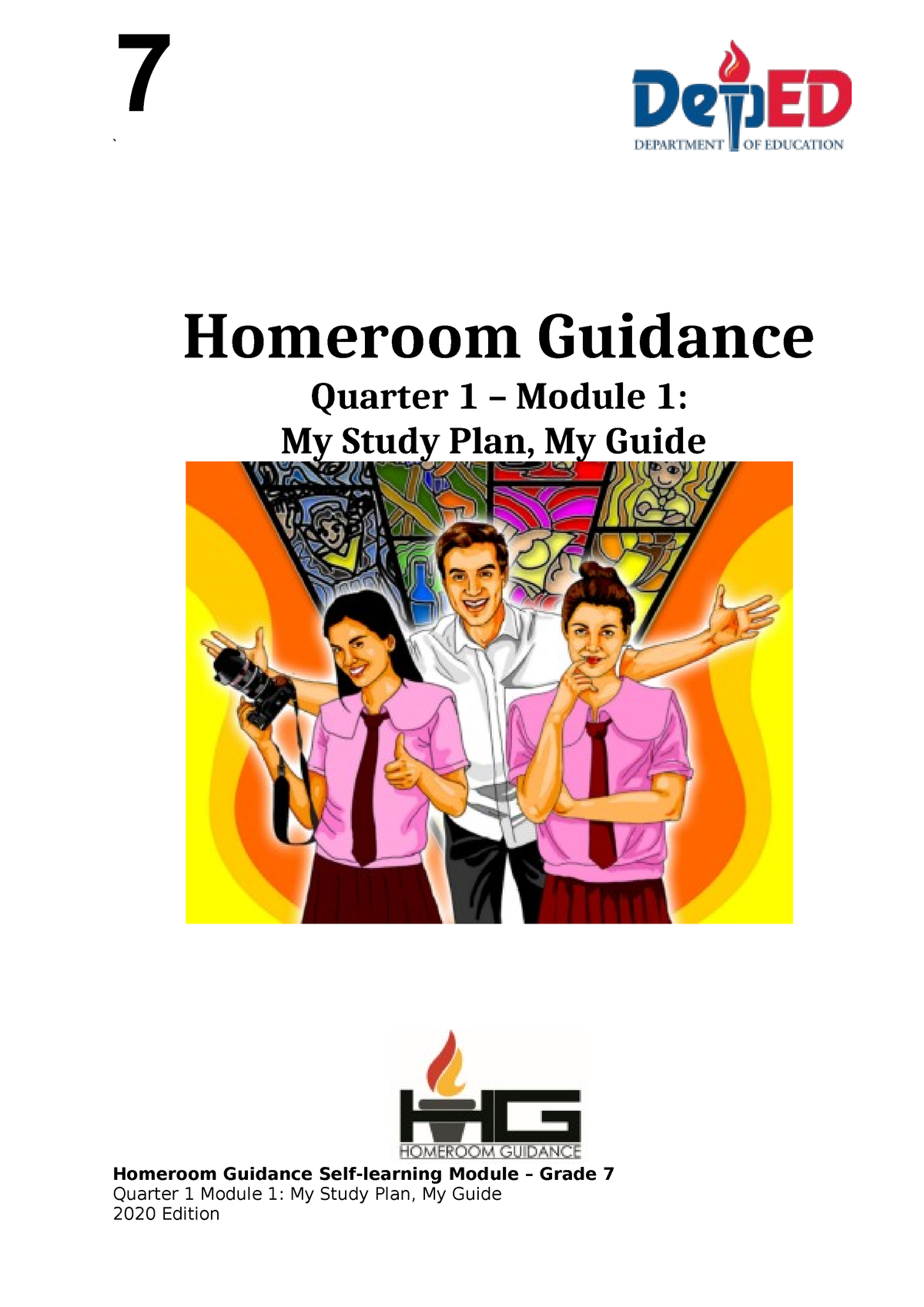 HG G7 Q1 Mod1 RTP - Homeroom Guidance G7 - 7 ####### ` Homeroom ...