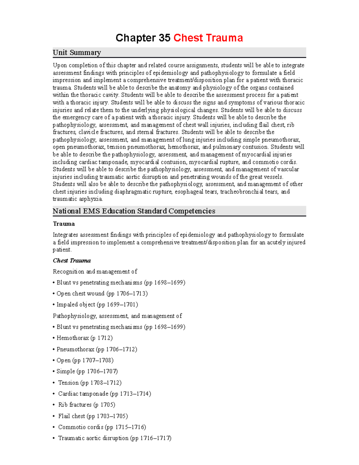 ch35-chest-trauma-emergency-care-chapter-35-chest-trauma-unit