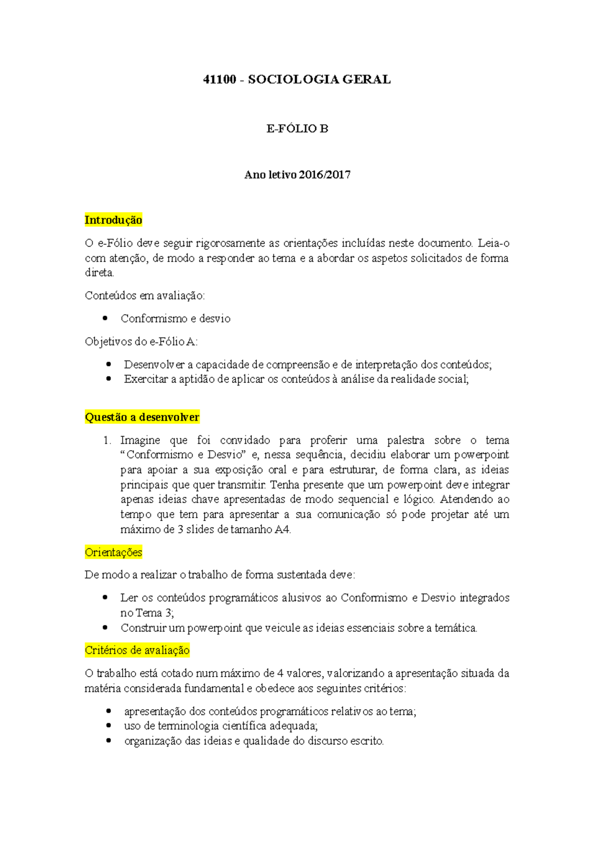 E-fólio B-2 - Sandra - 41100 - SOCIOLOGIA GERAL E-FÓLIO B Ano Letivo ...