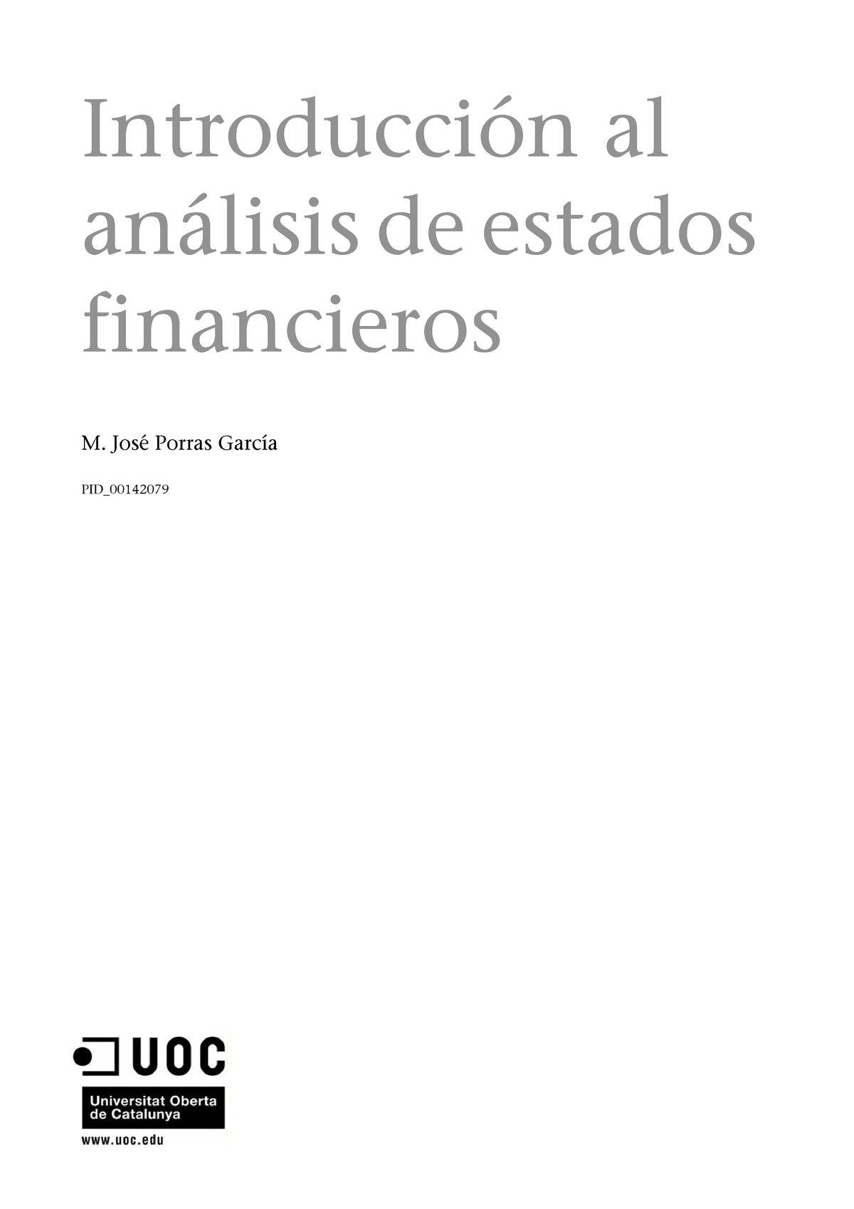 Modul 1 Módulo 1 Introducción Al Análisis De Estados Financieros Al De Estados Financieros 0126