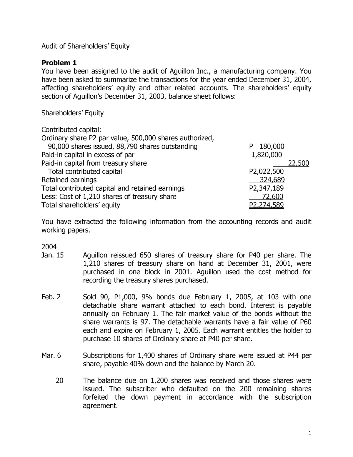 audit-of-she-audit-of-shareholders-equity-problem-1-you-have-been