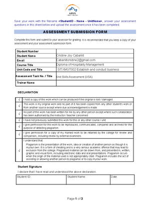 Manage Conflict Sitxcom 005 Exam - SITXCOM Manage Conflict UKA (Unit ...