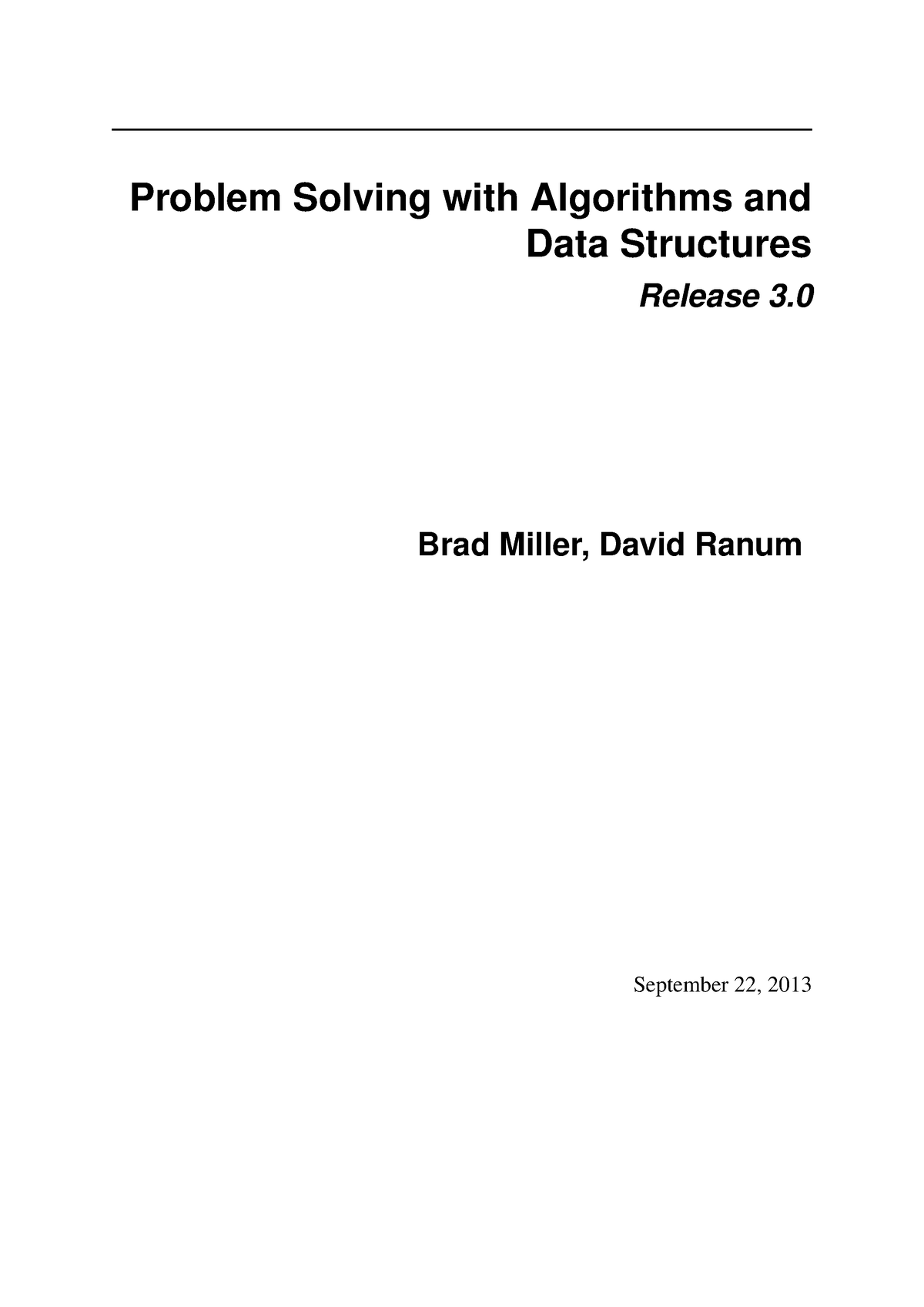 problem solving with algorithms and data structures using python solutions