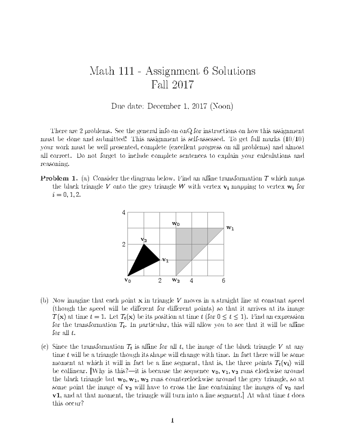 6th maths assignment answer key