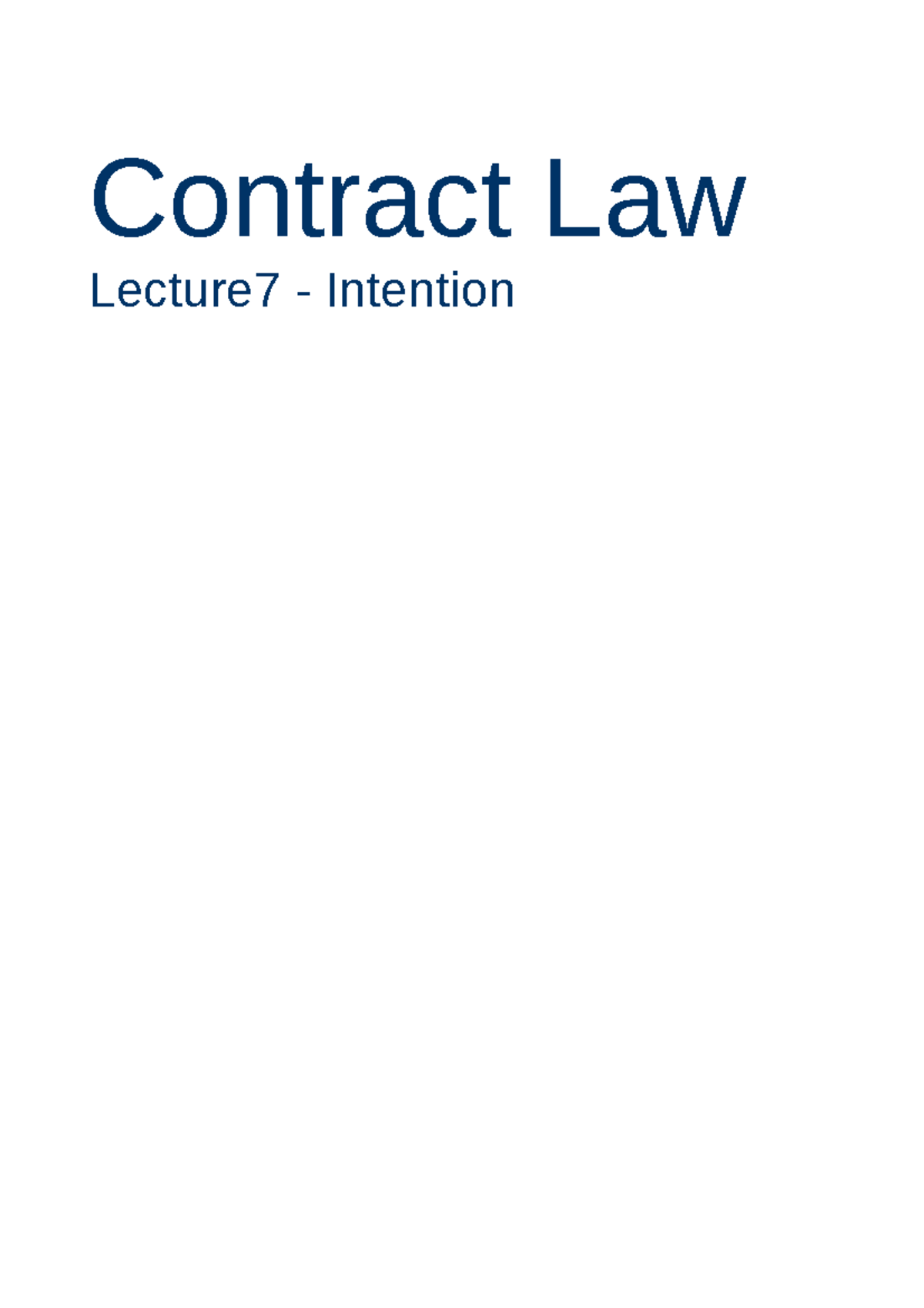 contract-law-lecture-7-intention-contract-law-lecture7-intention