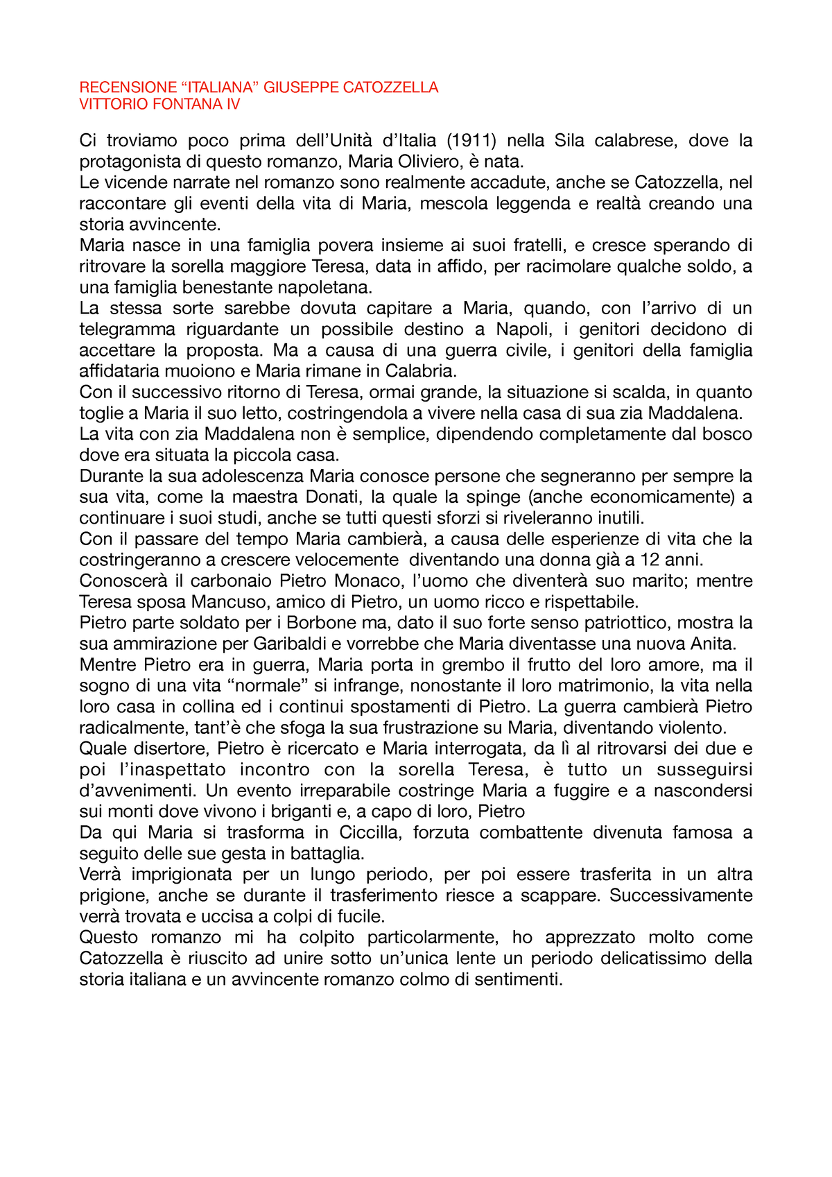 Recensione Italiana Catozzella - RECENSIONE “ITALIANA” GIUSEPPE ...