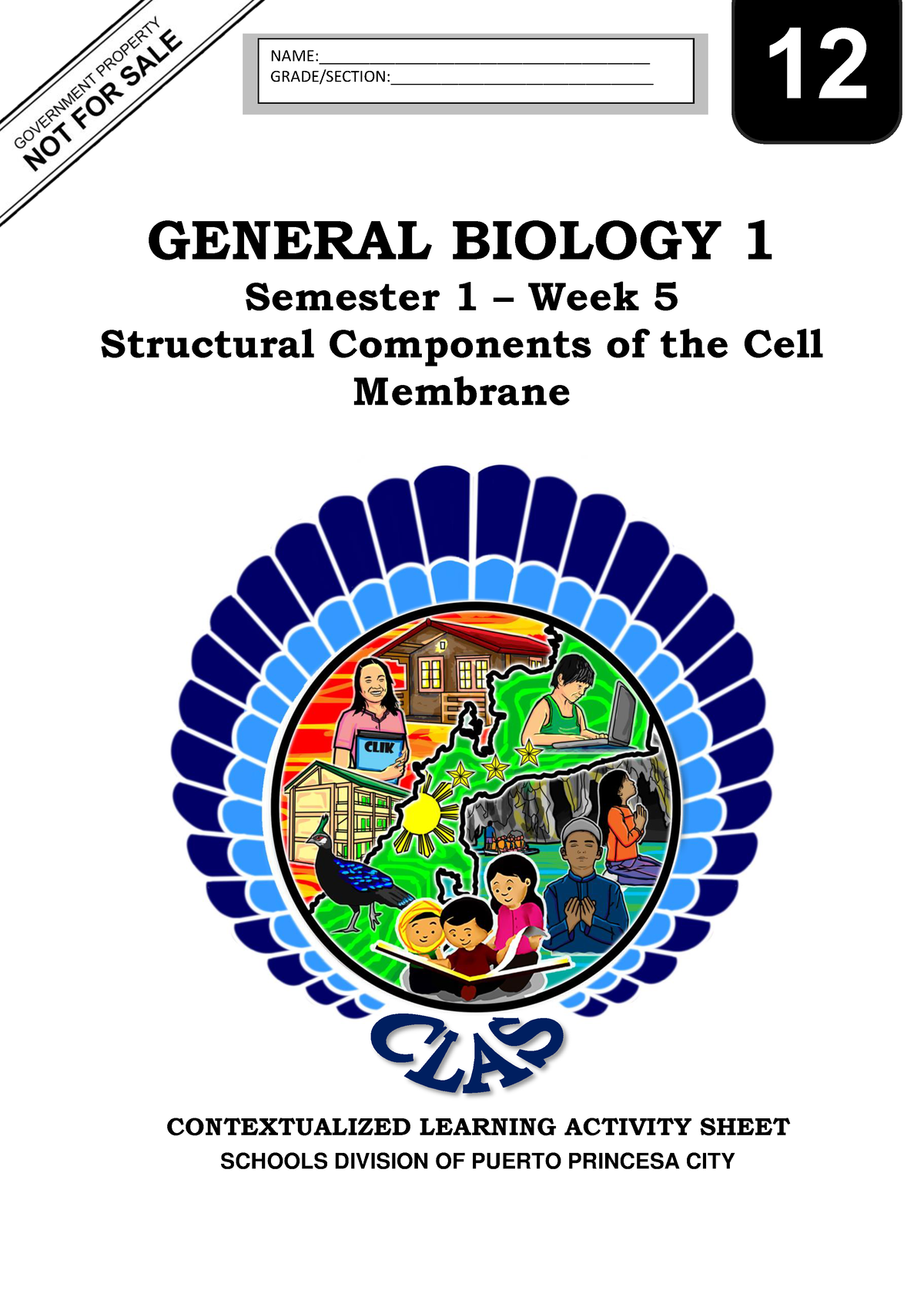 Specilaized Gen Bio 1 Sem1 clas5 Structural-Components-of-the-Cell ...