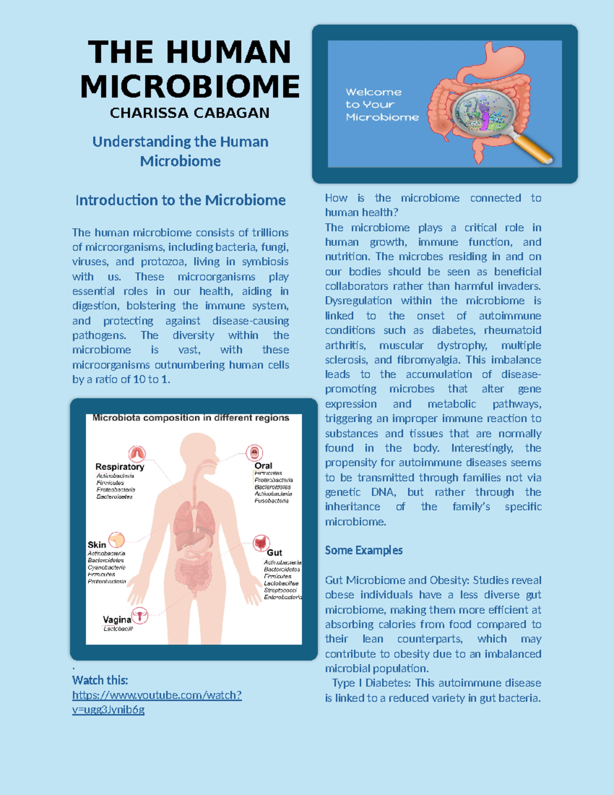 Understanding the Human Microbiome - Understanding the Human Microbiome ...