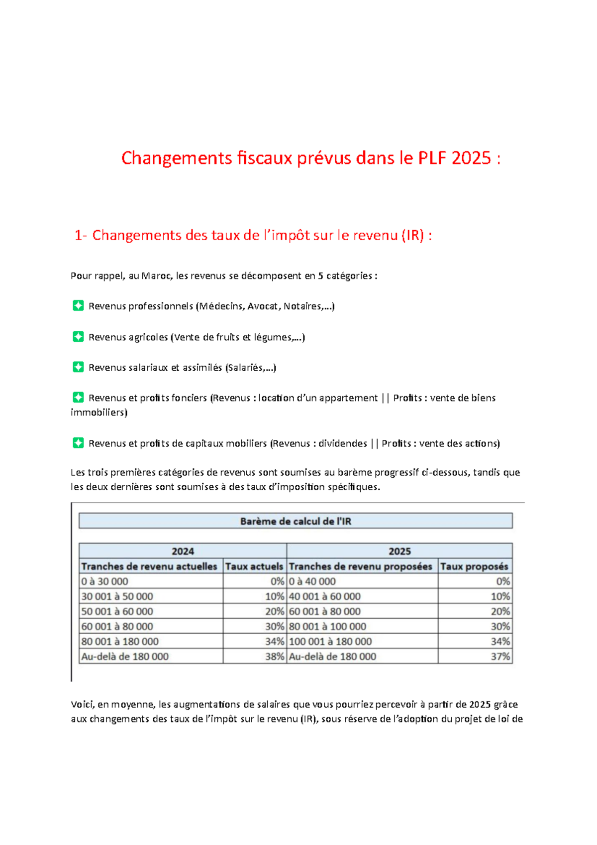 Plf 2025 Exercices Pdf | Dossier Législatif 2025 Pdf – SRYSF