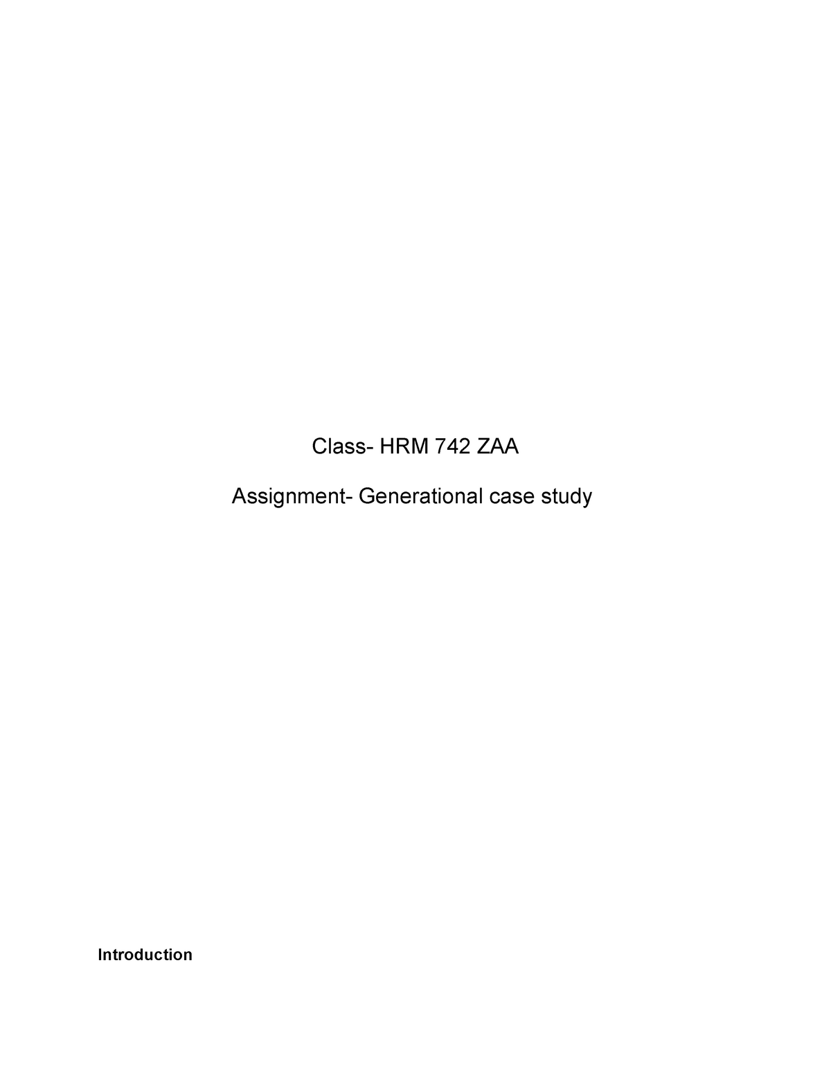 hrm 742 group assignment