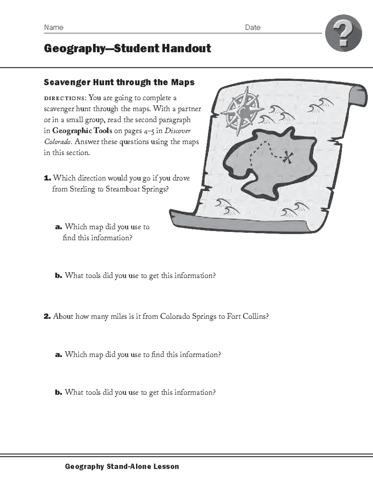 DCTG Handouts 2019 2 Handout Name Date Geography StandAlone Lesson