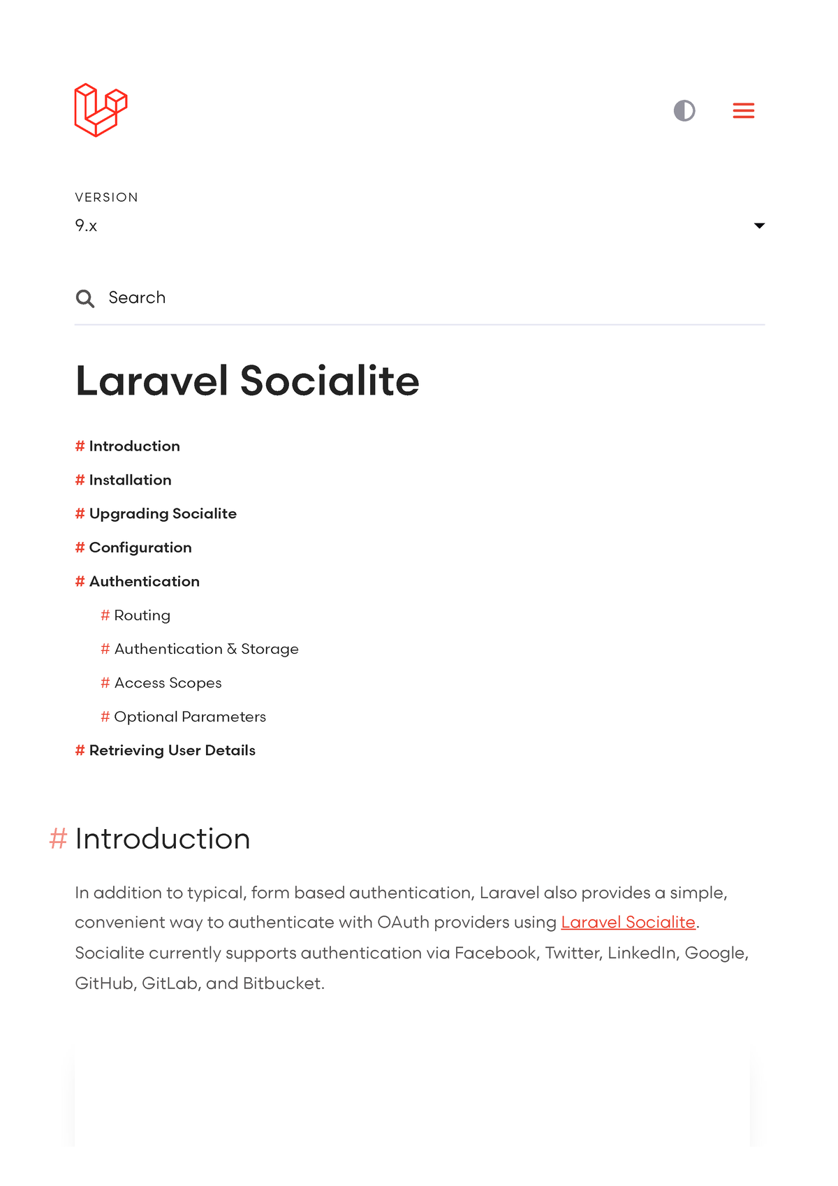 Laravel Socialite Laravel The PHP Framework For Web Artisans - VE R SI ...