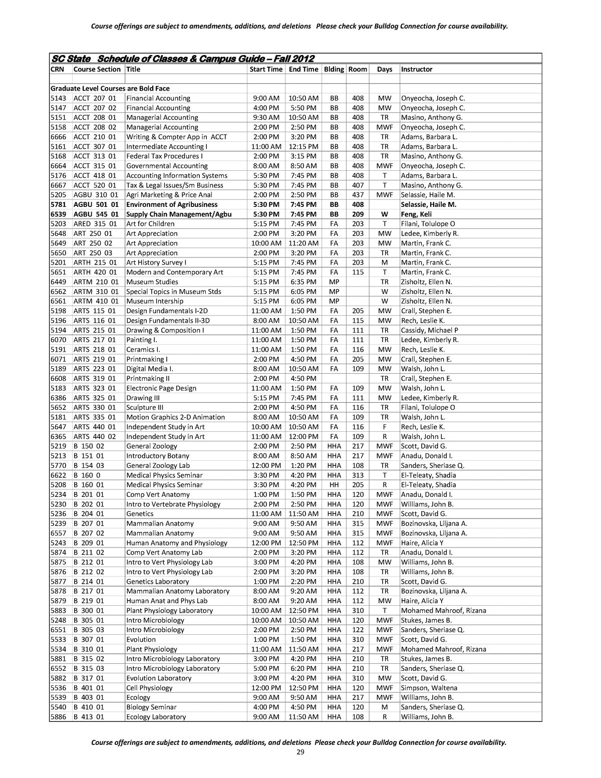 fall-2012-schedule-of-courses-03-28-12-south-carolina-state