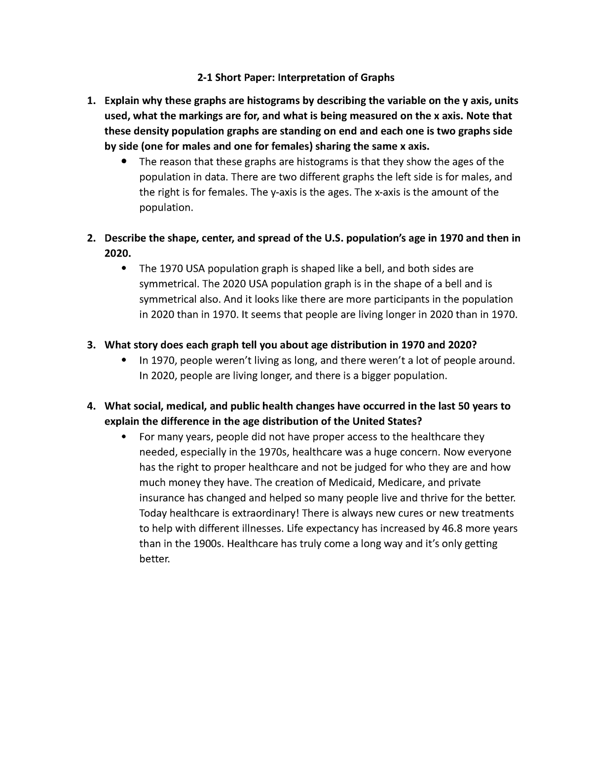 21 Short Paper Interpretation of Graphs IHP340 21 Short Paper