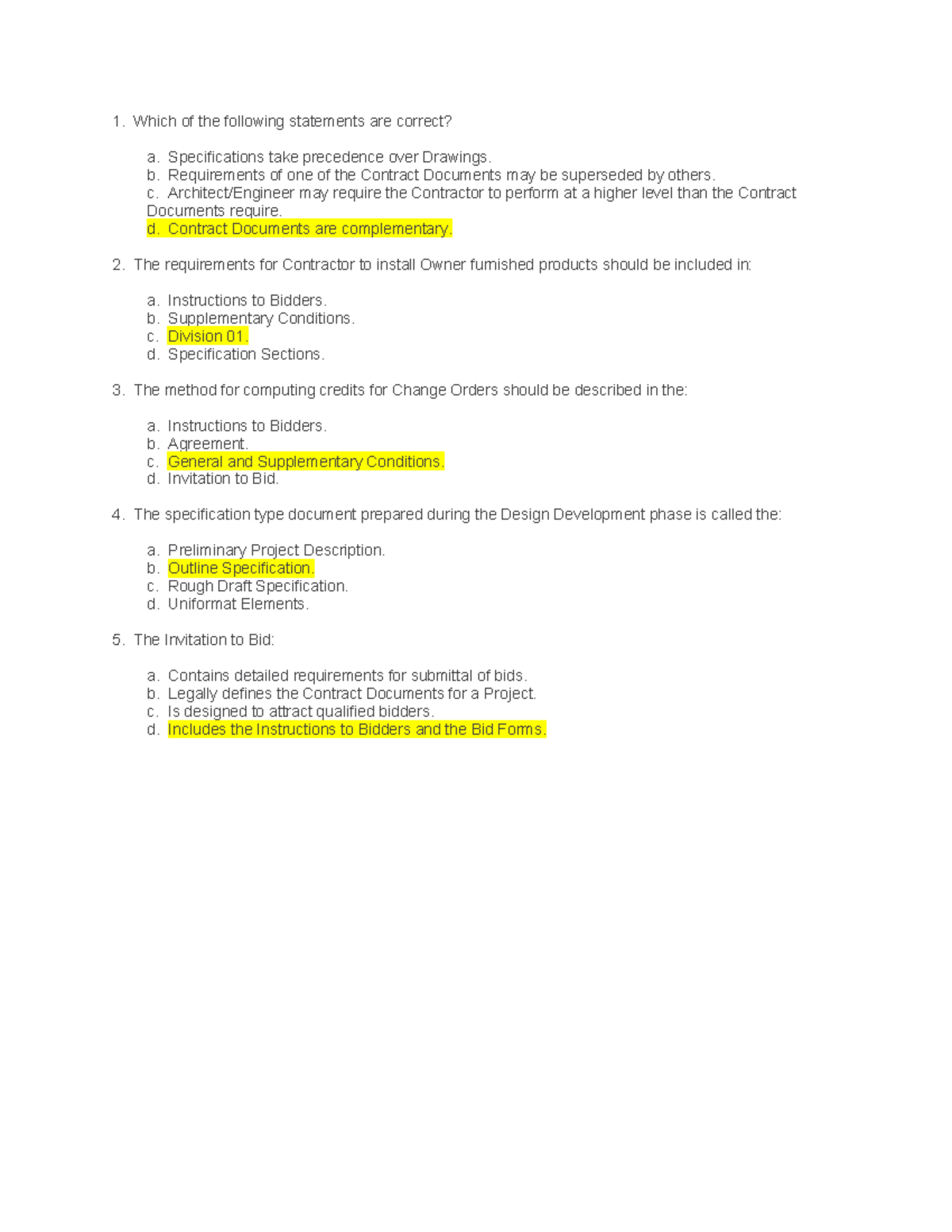 Questions Business - Which of the following statements are correct? a ...
