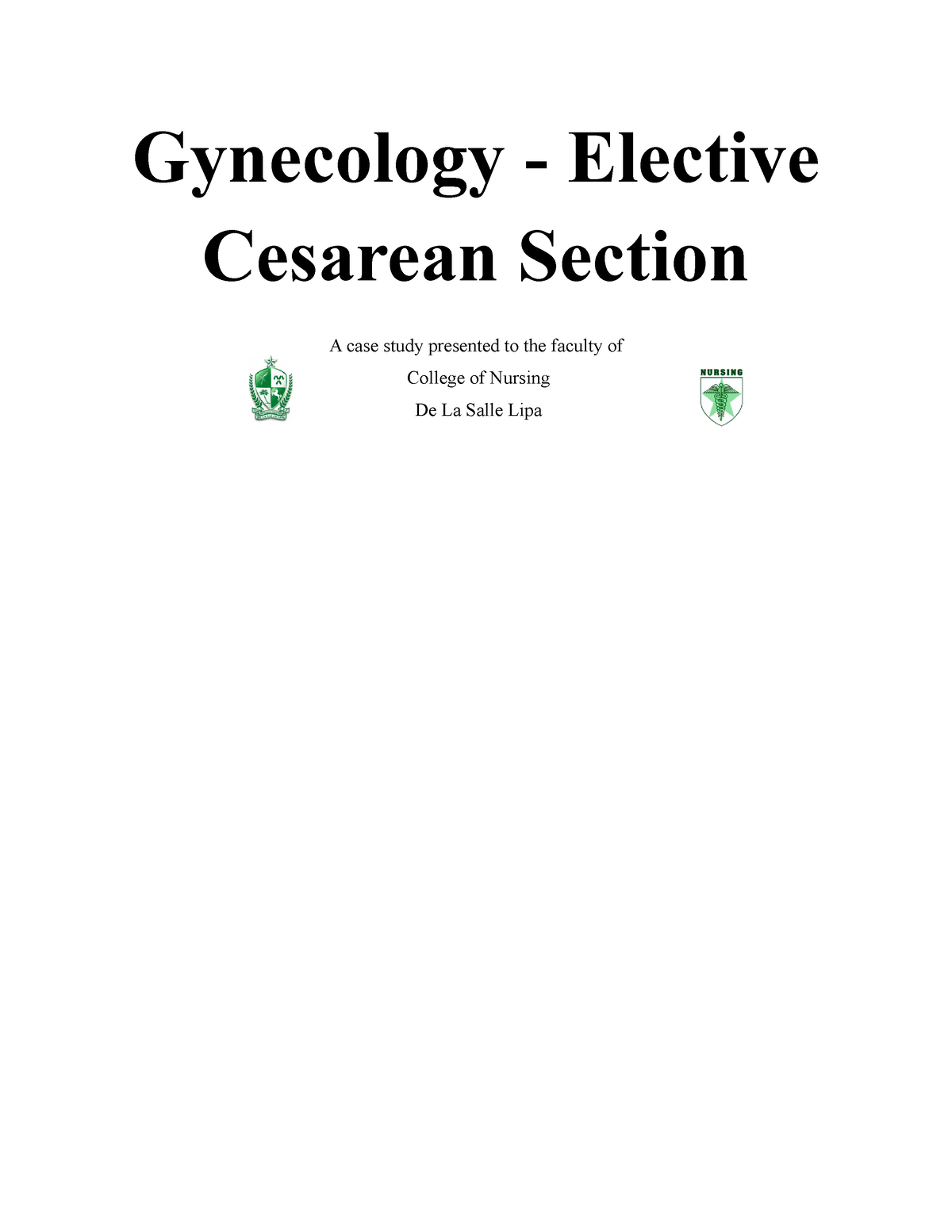 gynecology case study slideshare