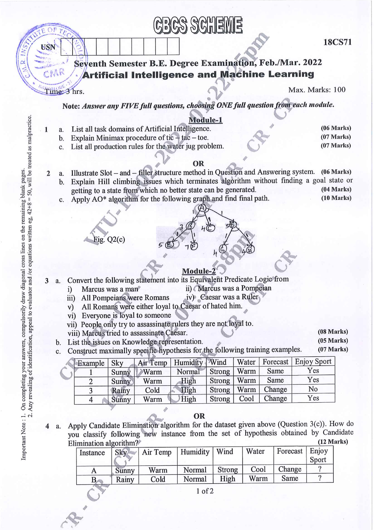 operation research vtu question papers 2015 scheme