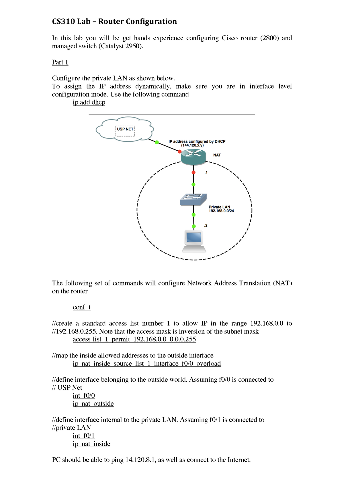 cisco 2950 manual configuration