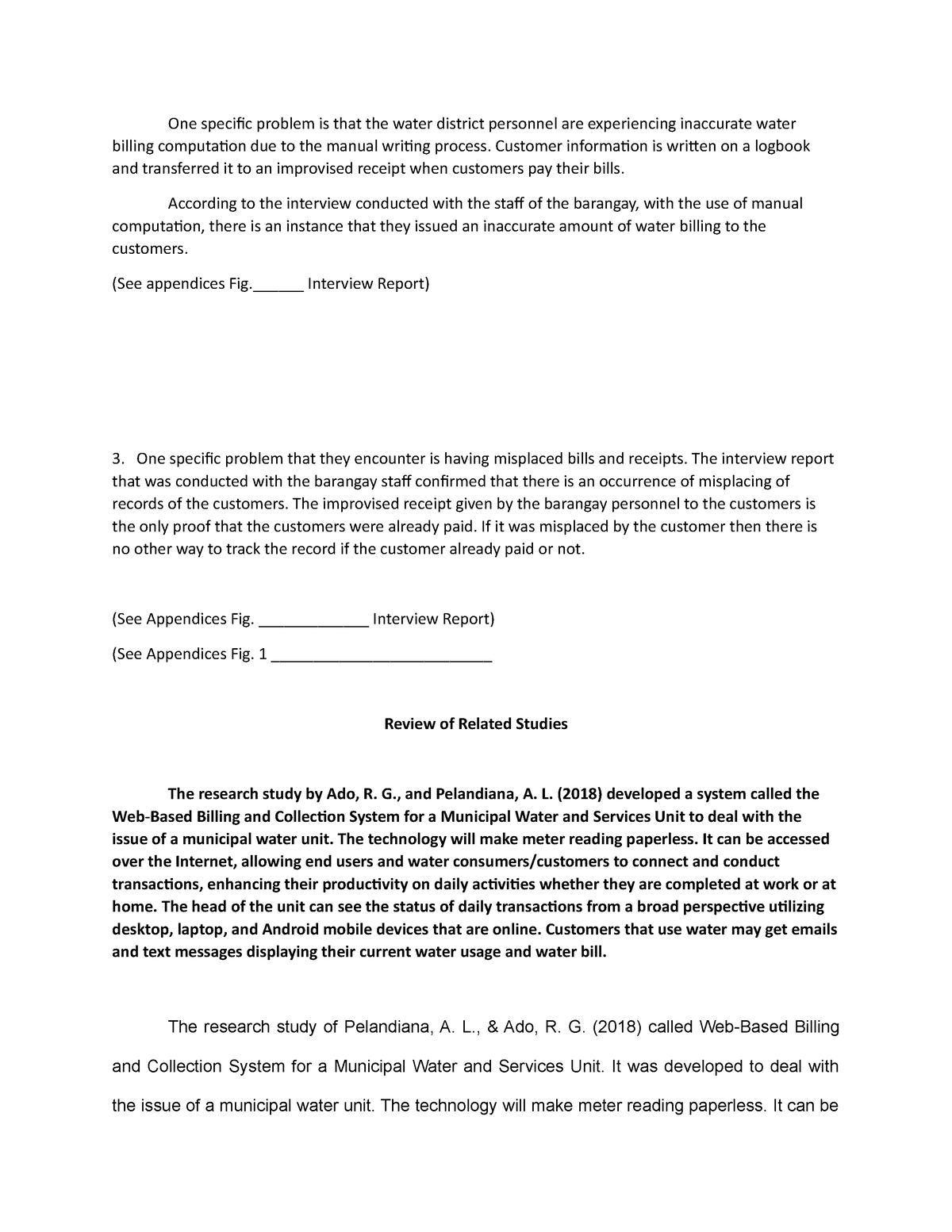 Sop-1-and-3 - thesis - One specific problem is that the water district ...