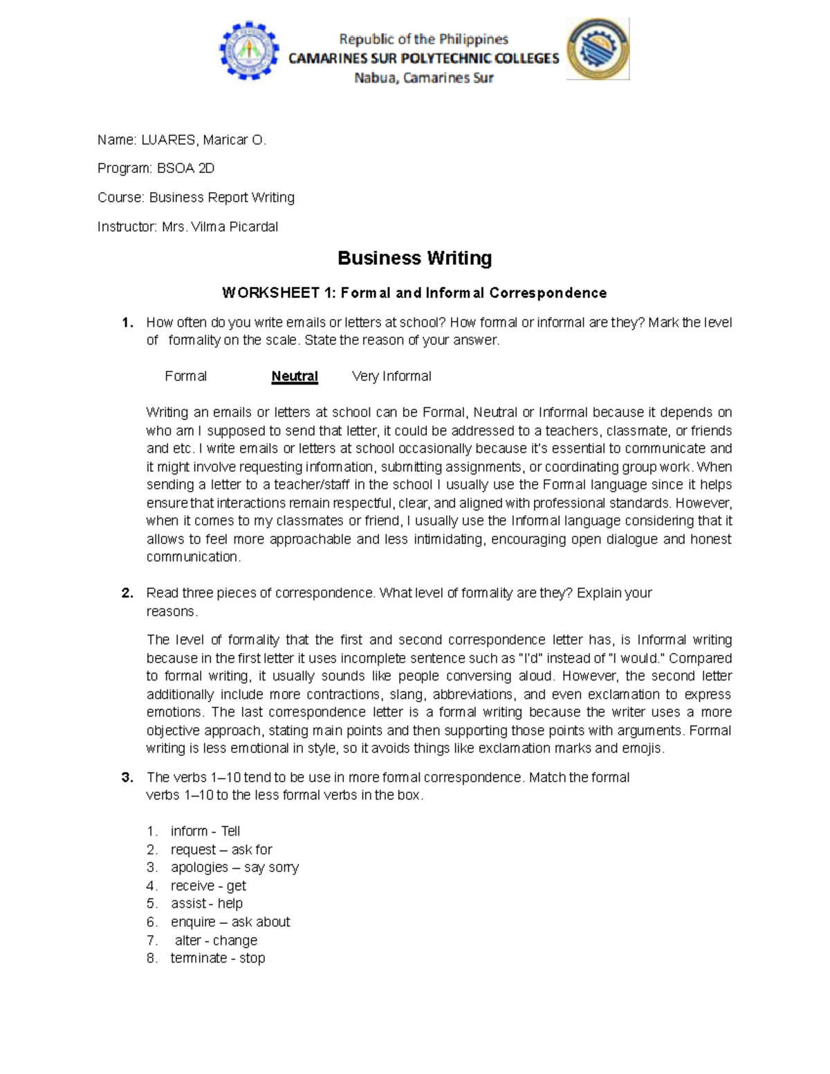 Luares, Maricar O - I would like to access this document - Name: LUARES ...