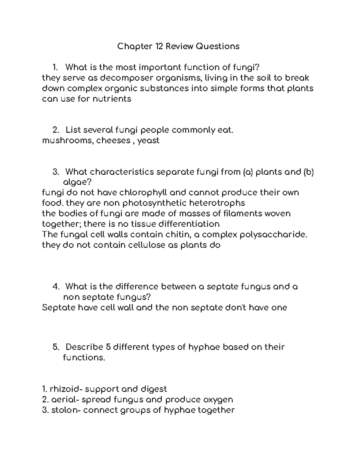 - Chapter 12 Review Questions - Chapter 12 Review Questions What Is The ...