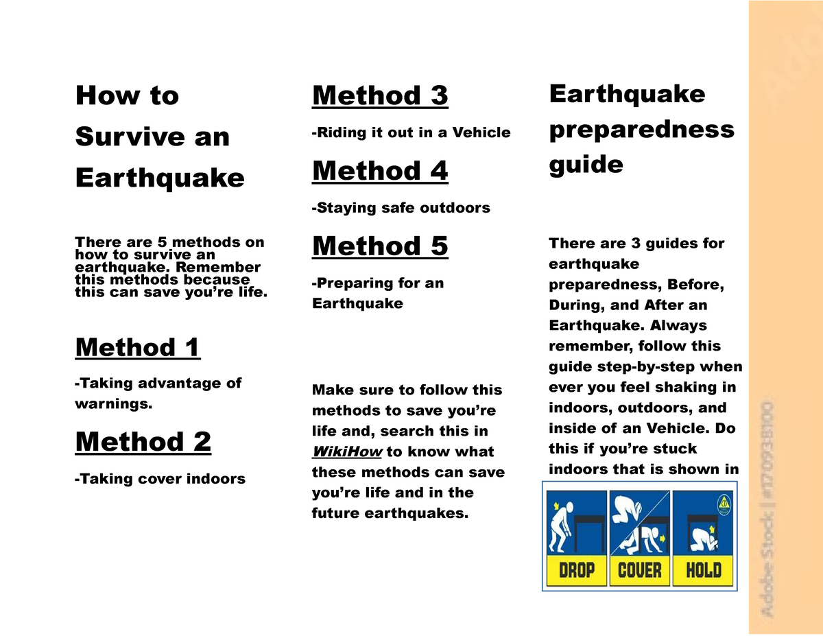 earthquake preparedness essay introduction